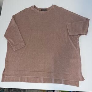 Primark Oversized Crew neck Tunic with Dolman Sleeve Camel Color Sz Medium 8/10